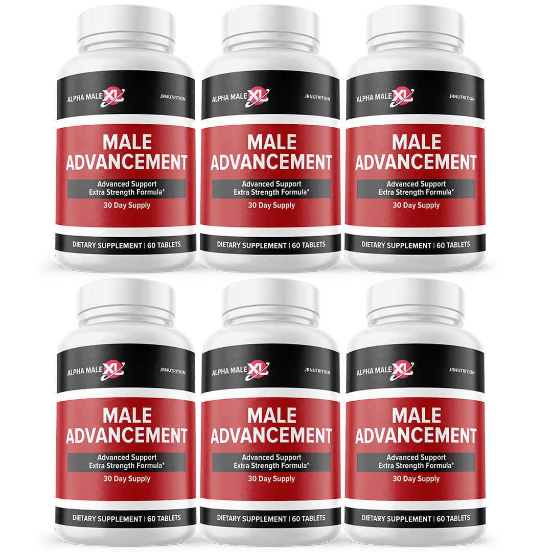Alpha Male XL - Male Virility - 6 Bottles